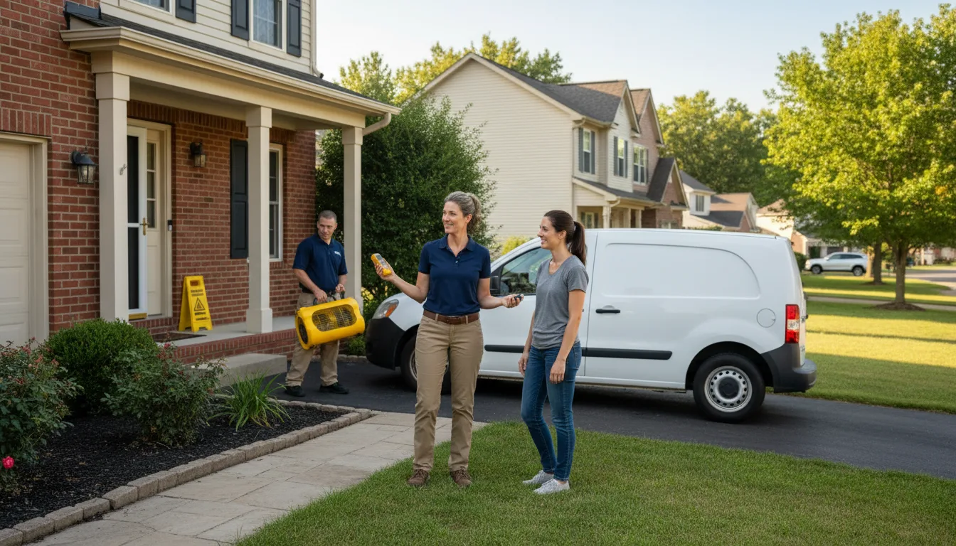Water restoration image for Home Water Damage Repair in Winona, OH